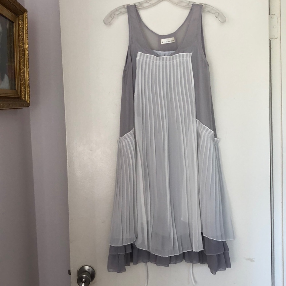 VINTAGE BABY DOLL PLEATED DRESS by Dressing by 2068. SIZE SMALL